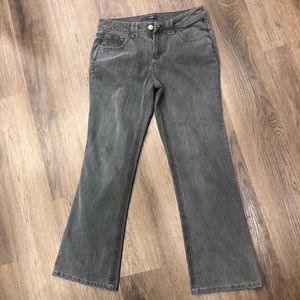 French Cuff Gray Womes Jeans Size 10